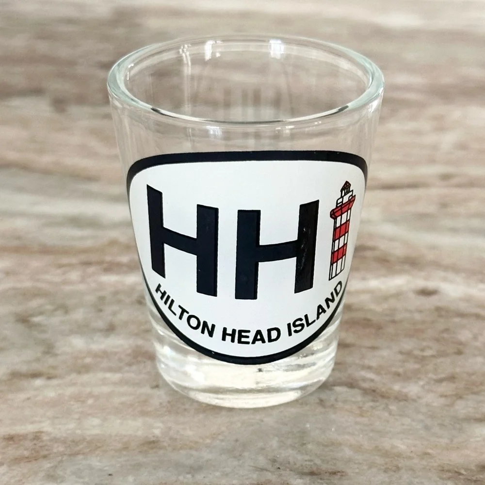 Hilton Head Island South Carolina Glass Shot Glass - Novelty Souvenir